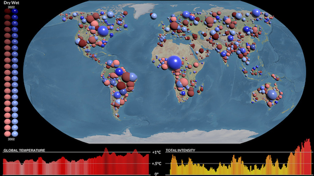 slide 4 - Warming Makes Droughts, Extreme Wet Events More Frequent, Intense