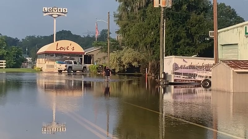 Georgia Department of Transportation has closed Highway 17 due to flooding at Kings Ferry.