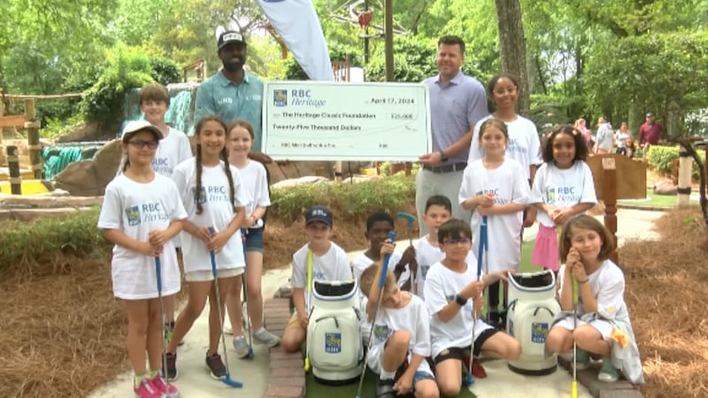 It was a hole-in-one day and a hole-in-one surprise for kids from Island Recreation Center, a...