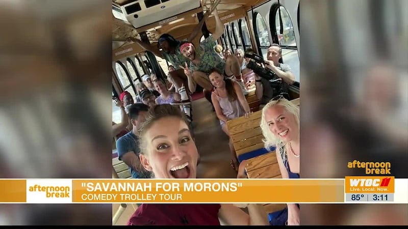 Becky Sattero takes a ride on ‘Savannah for Morons Tour’