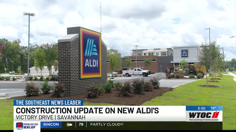 Aldi’s on Victory Dr. nearing opening day