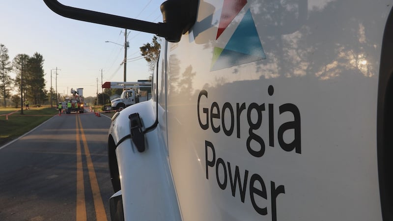 Georgia Power crews from Bainbridge, Valdosta and Albany reported to Colquitt to bring the...