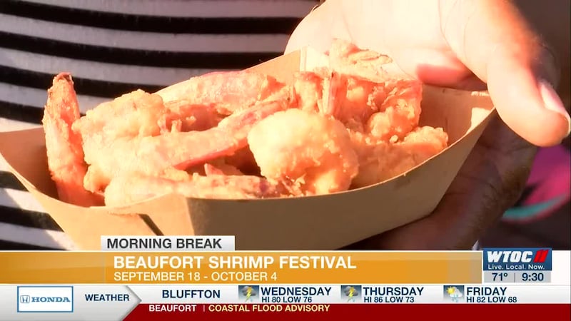 The Beaufort Shrimp Festival will be spread out at multiple restaurants over three weekends...