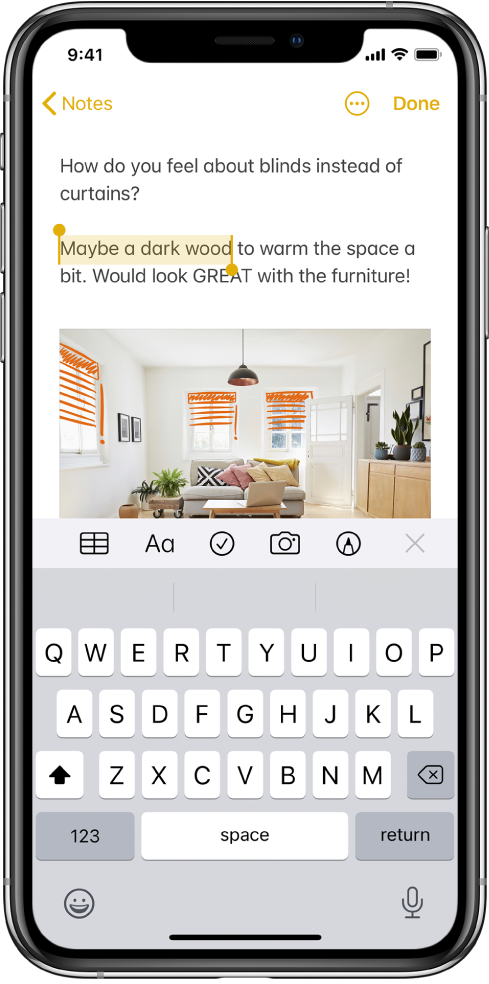Pastabos teksto pastraipoje pažymėta frazė.