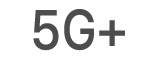 أيقونة حالة 5G+.