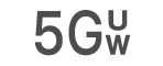 Az 5G UW hálózat állapotikonja.