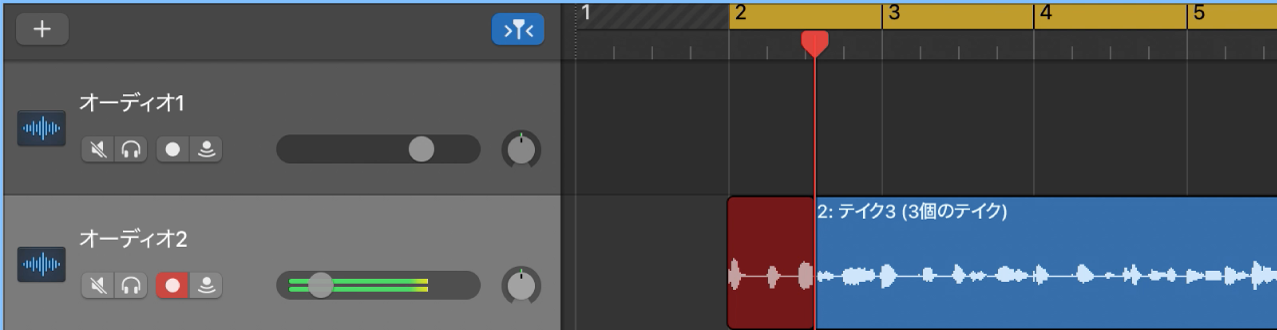 ルーラに黄色のサイクル範囲。