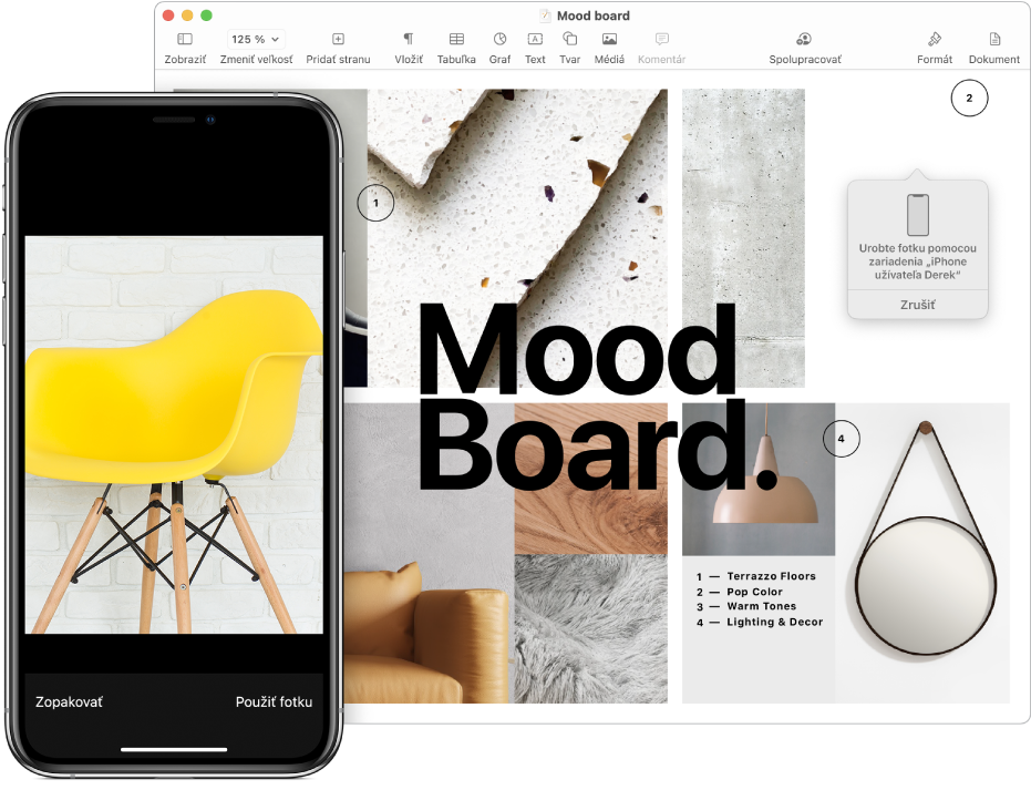 Fotka na iPhone pripravená na vloženie do dokumentu.
