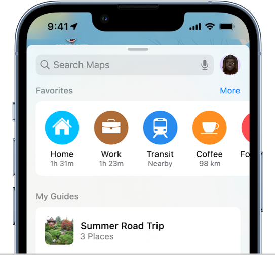 ကတ်၏ထိပ်တွင် စိတ်ကြိုက်များစွာကို ပြသထားသော ရှာဖွေမှုကတ်။