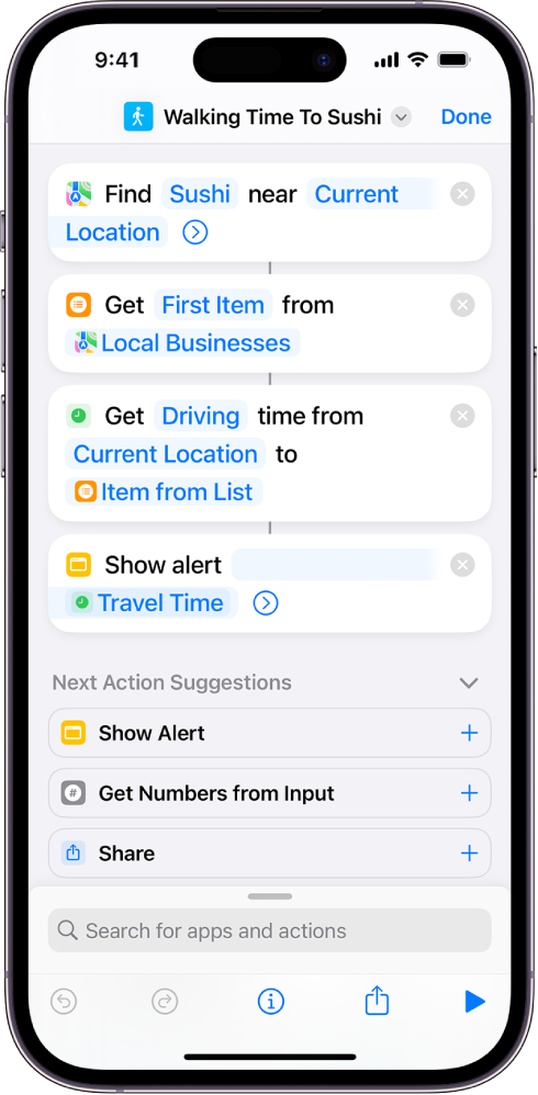 اختصارات تظهر فيها متغيرات.