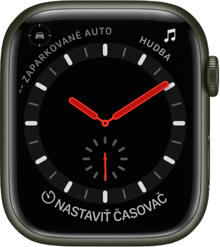 Ciferník Explorer sú analógové hodiny. Nachádzajú sa na ňom tri komplikácie: Vľavo hore Trasa - zaparkované auto, vpravo hore Hudba a dole Časovač.