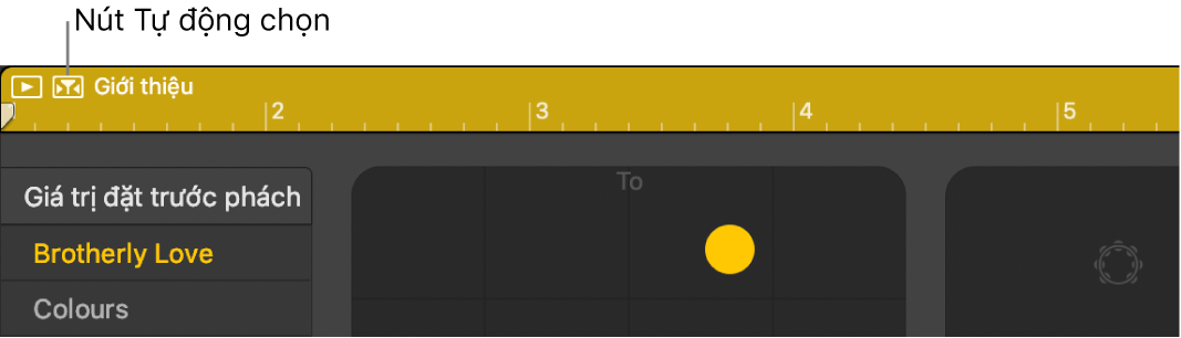 Nút Tự động chọn Drummer.