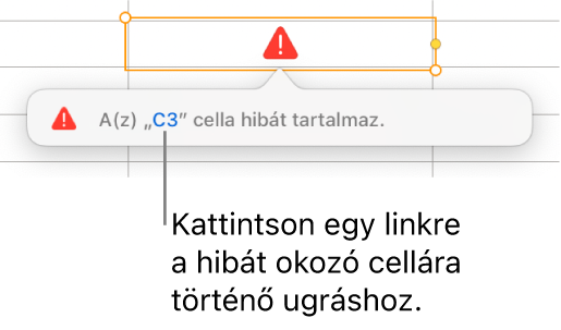 Cellahiba-hivatkozás.