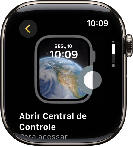 Uma dica para abrir a Central de Controle.