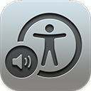 Das VoiceOver-Symbol.
