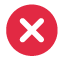 Красный значок «X»