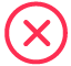 Червоний хрестик.