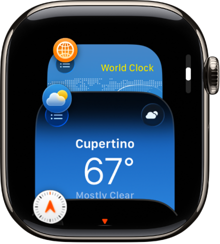 De appkiezer met de drie meest recent gebruikte apps.