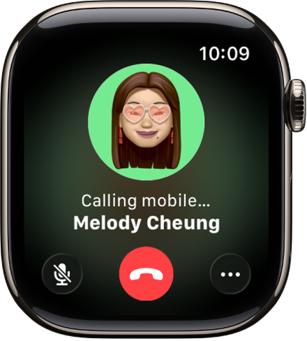 A aplicação Telefone a mostrar as opções de chamada. O botão “Atender no iPhone” encontra-se na parte superior e há uma sugestão de resposta por baixo.