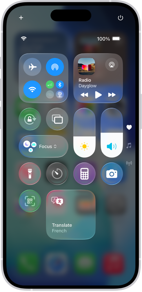 Centro di Controllo di iPhone.