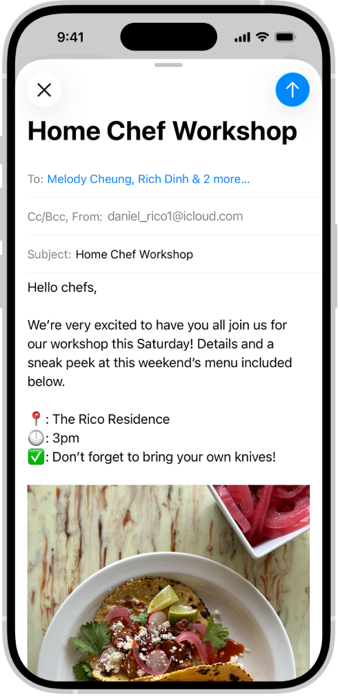 E-pasta ziņojuma melnraksts, kas tiek rakstīts.