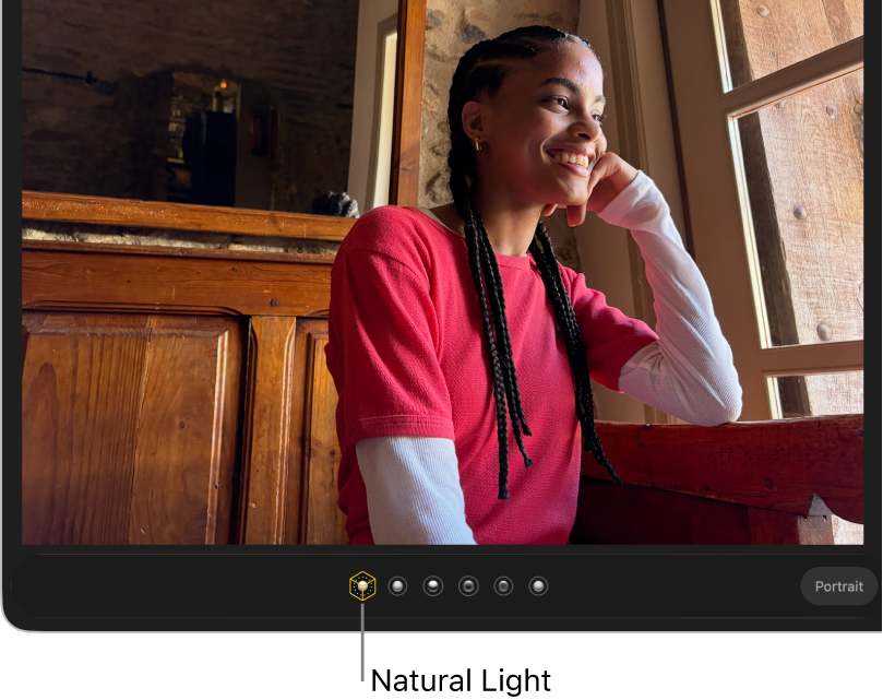 A portrait photo with natural lighting.