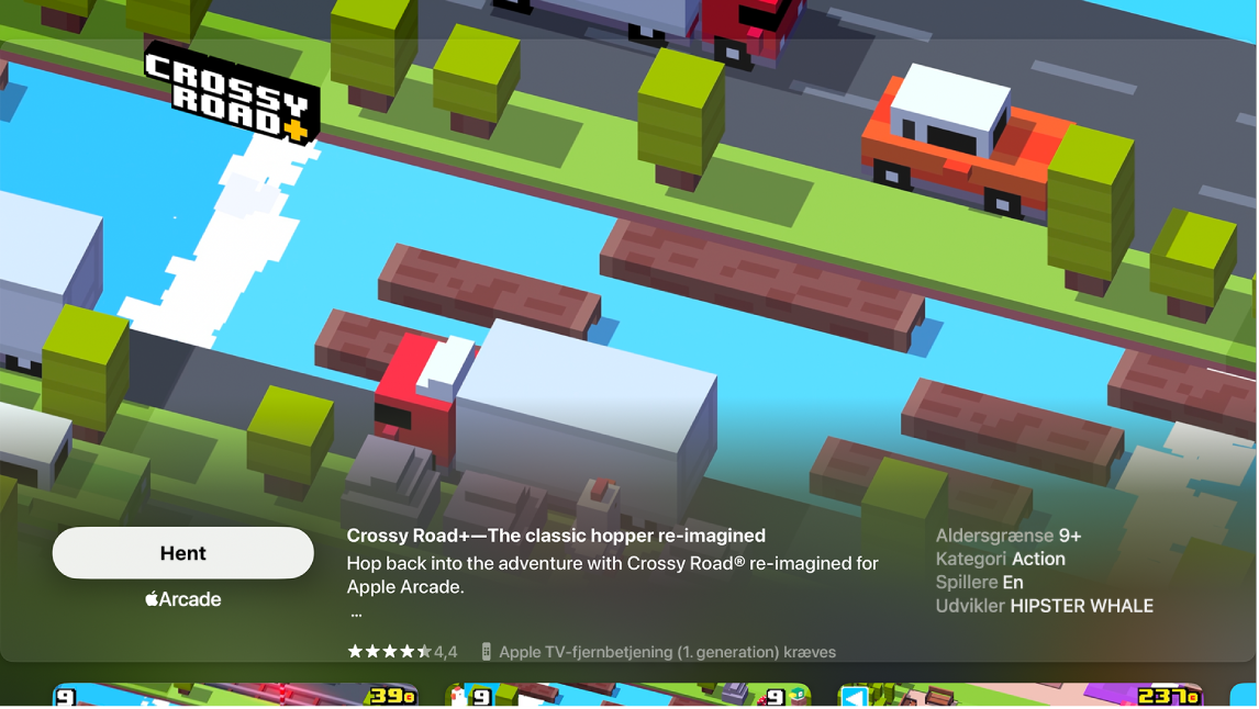 App Store, der viser oplysningssiden til en app