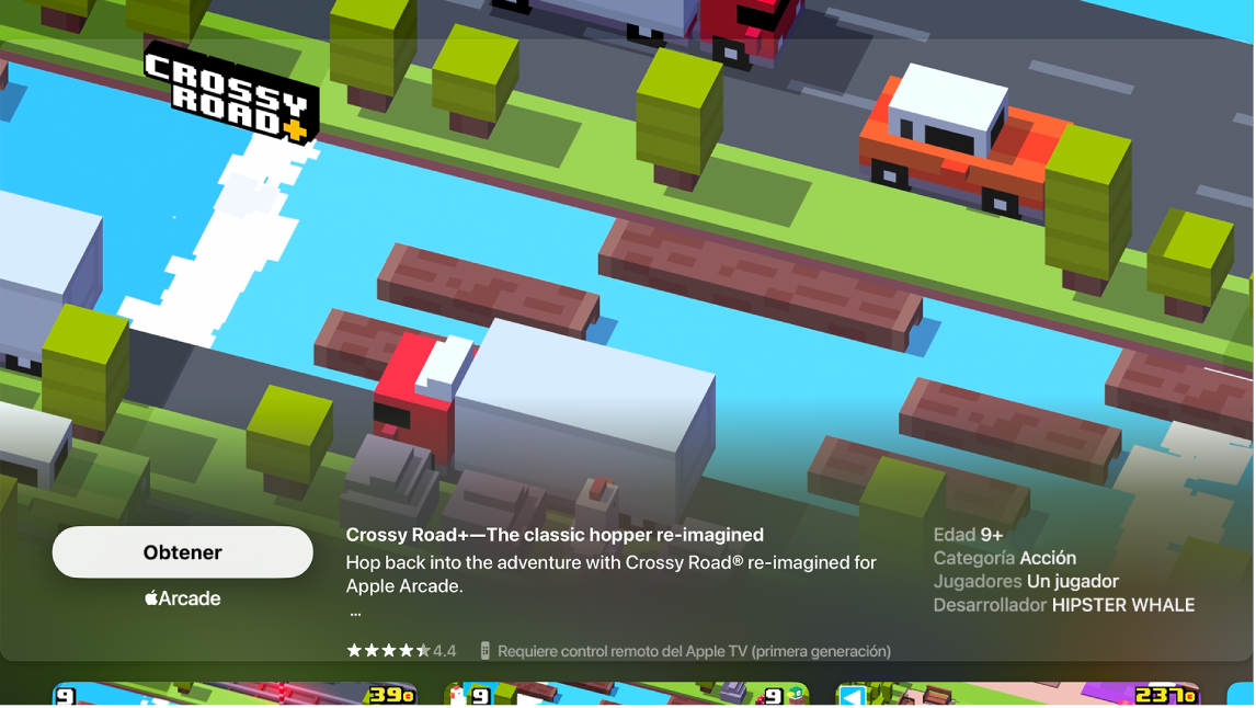 App Store mostrando la página de detalles de una app