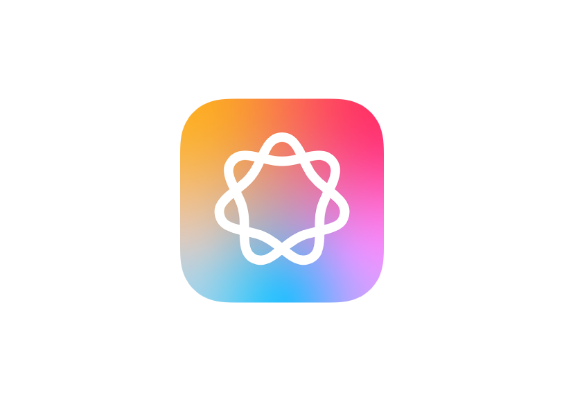 En symbol som representerar Apple Intelligence.