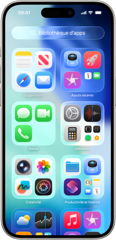 Écran d’iPhone qui affiche une app avec le bouton Supprimer l’app visible.