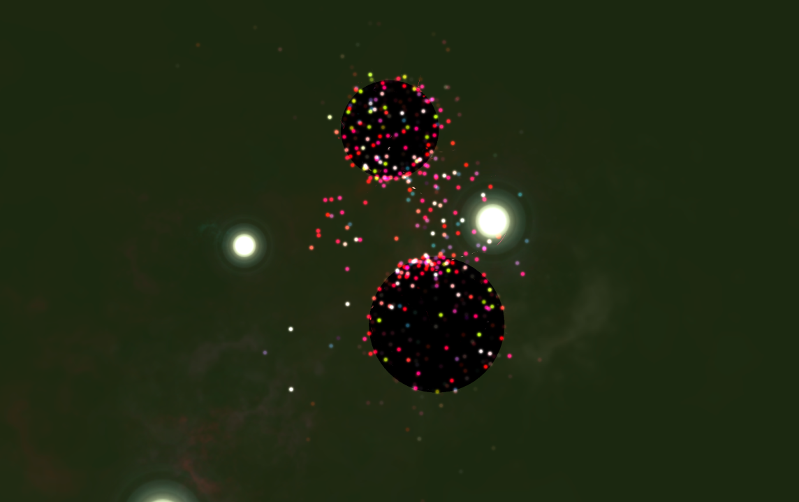 The Music visualizer window.