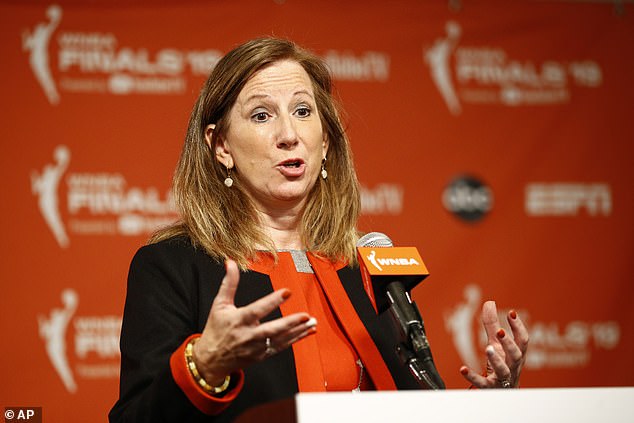 WNBA Commissioner Cathy Engelbert said training camp and the season are postponed