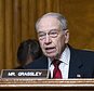 FILE - Senate Budget Committee Ranking Member Sen. Chuck Grassley, R-Iowa, speaks at a hearing at the Capitol in Washington, May 4, 2023. Grassley has been hospitalized in the Washington area with an infection and is receiving antibiotic infusions. v(AP Photo/J. Scott Applewhite, File)