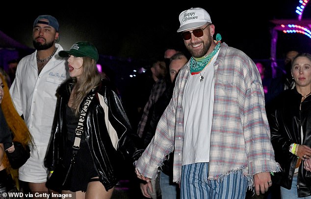 Taylor Swift gave New Heights a shoutout at Coachella alongside boyfriend Travis Kelce