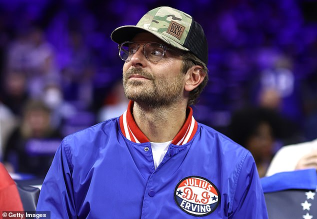 Bradley Cooper was in attendance at Wells Fargo Center in Philadelphia for Game 6