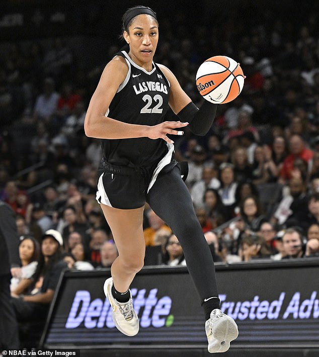 Two-time league MVP A'ja Wilson said that Clark's race is 'a huge thing' for her marketability