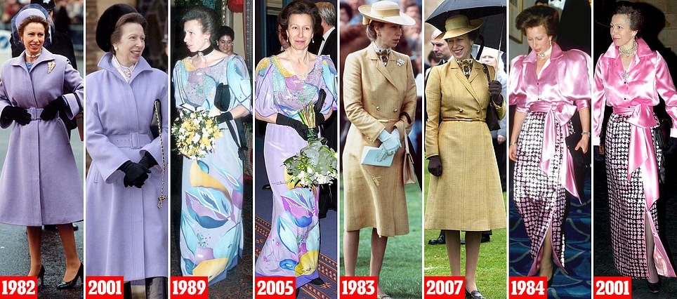 Green Queen! How Princess Anne has been recycling coats, dresses and handbags from her