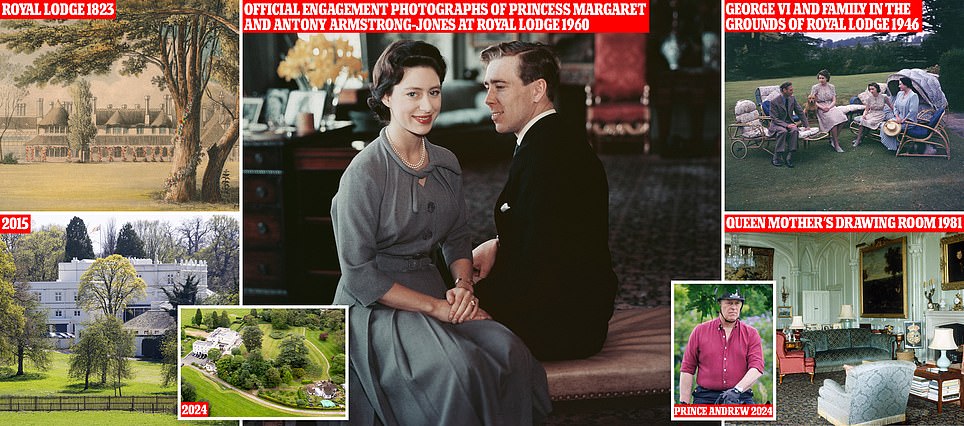 Inside Prince Andrew's palatial Royal Lodge: BRIAN HOEY reveals how it was the beloved