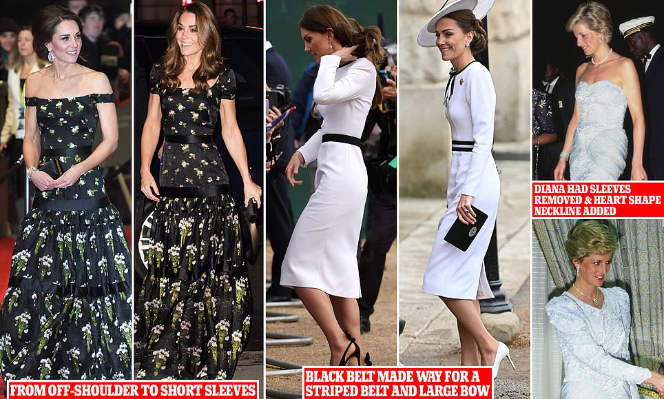 How Kate is the Queen of upcycling! Repurposed Jenny Packham dress for Trooping the Colour