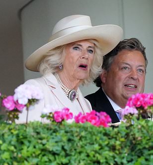 Happy Days for the Queen! Camilla meets Henry Winkler at Royal Ascot as King Charles leads