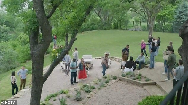 Joanna was glad that people gravitated toward the fire pit as she envisioned