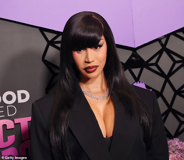 Cardi B, 31, has been named in a $50 million copyright lawsuit filed by musical artists Joshua Fraustro and Miguel Aguilar, claiming that the superstar sampled their 2021 track Greasy Frybread without getting their permission beforehand. Pictured in LA June 21