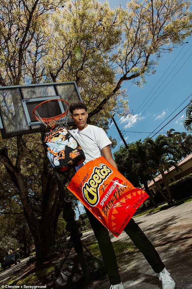 Sprayground teamed up with CHEETOS® on an exclusive backpack that cheesy treat lovers cannot resist