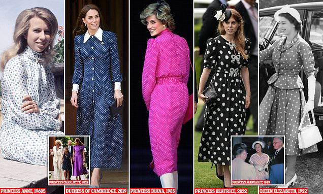 Dotty for polka dots! When Princess Charlotte wore the pattern at Wimbledon she was