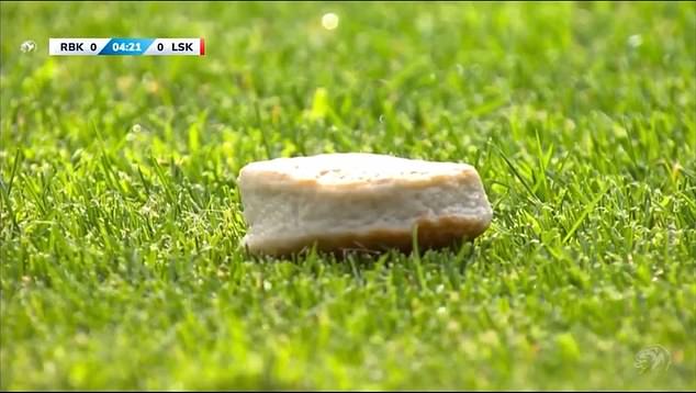 Some supporters even chucked fishcakes onto the pitch as they expressed their frustrations