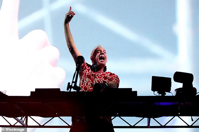 The  son of Radio 2's Zoe Ball , 53, and Fatboy Slim DJ Norman Cook, 61, said he would also attend festivals and gigs at a young age to support his dad on stage (pictured)