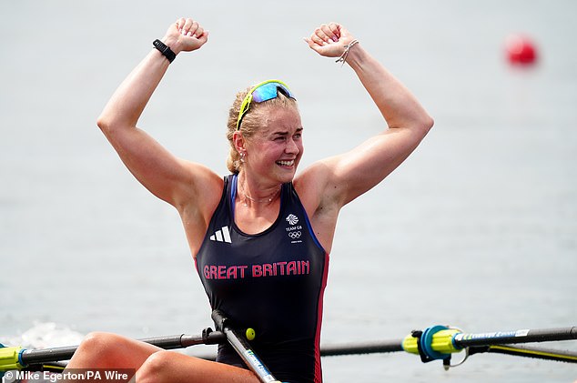 Hannah Scott joked the team wanted to 'put on a show' for those who say rowing is 'boring'