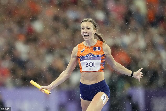 Femke Bol won gold for the Netherlands with a stunning display n the 4x400m in Paris