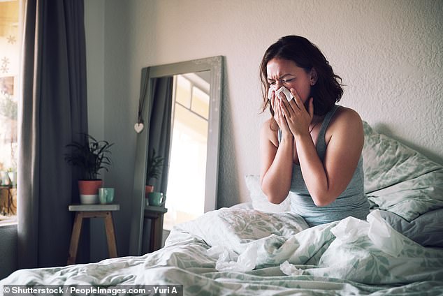 Symptoms of Covid include fever or chills, cough, shortness of breath or difficulty breathing, fatigue, muscle or body aches, headache, loss of taste or smell, sore throat, congestion or runny nose, nausea or vomiting and diarrhoea (file image)