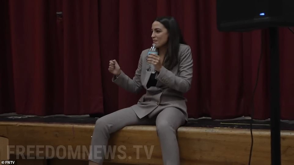 Alexandria Ocasio-Cortez was slammed for her apparent hypocrisy after putting JD Vance on blast for 'manspreading' - then quickly being caught in the same sitting position. The New York congresswoman reacted with distaste to a clip of Vance sitting comfortably in a cushy, wide chair - with his legs spread in a relaxed manner. 'Why are you sitting like that,' she wrote on Tuesday, in an apparent jab at Vance's spread eagle stance.